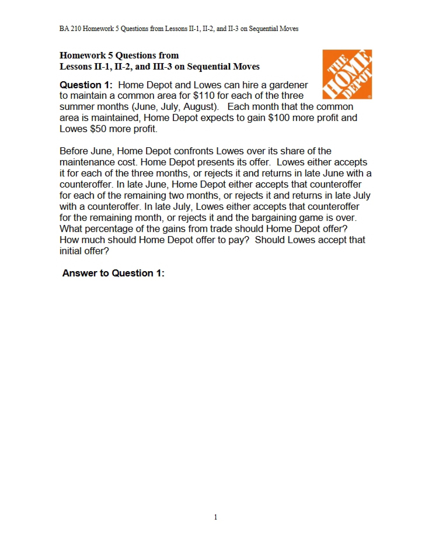 Questions for Assignment 5