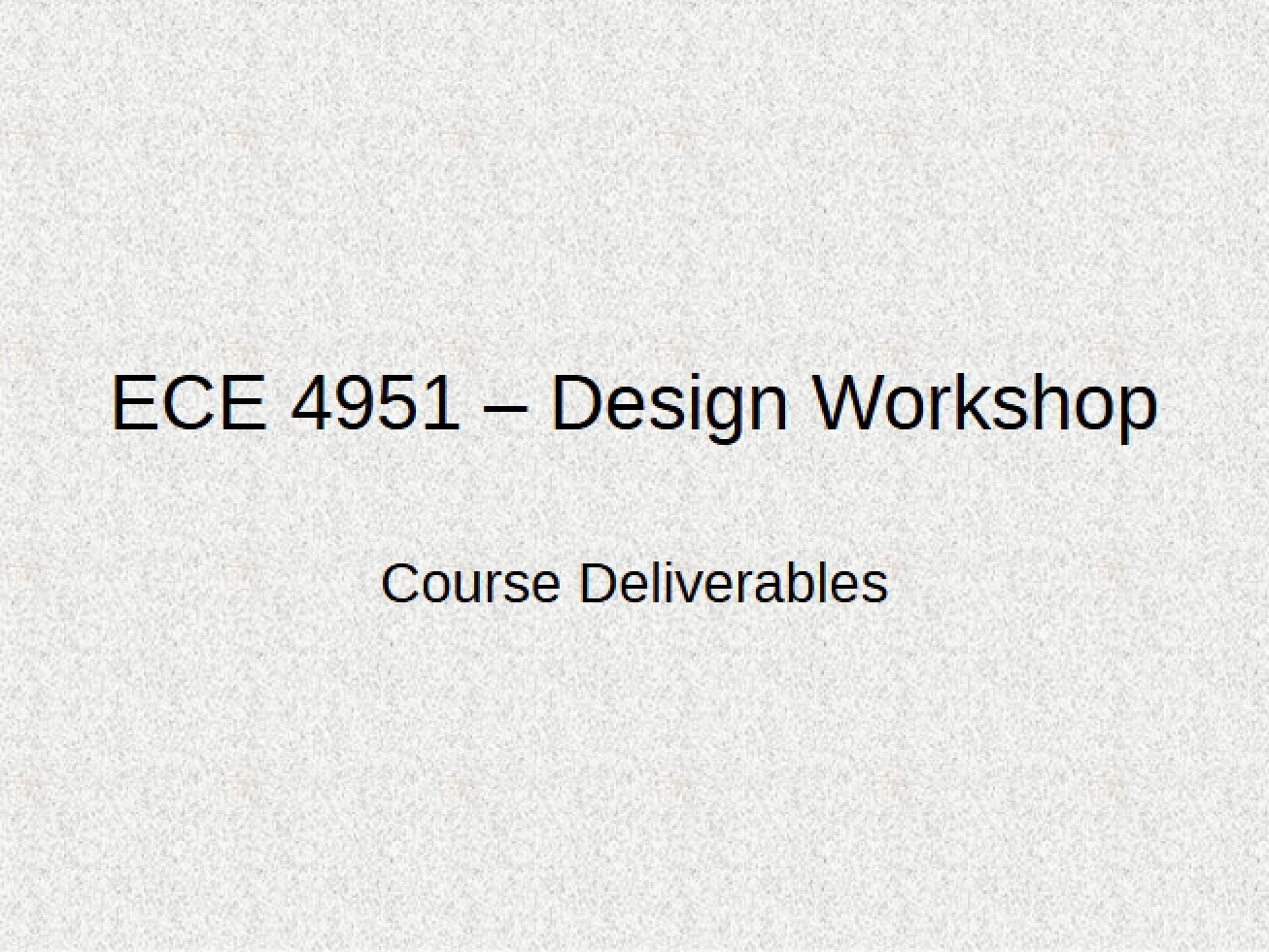 Workshop for Design