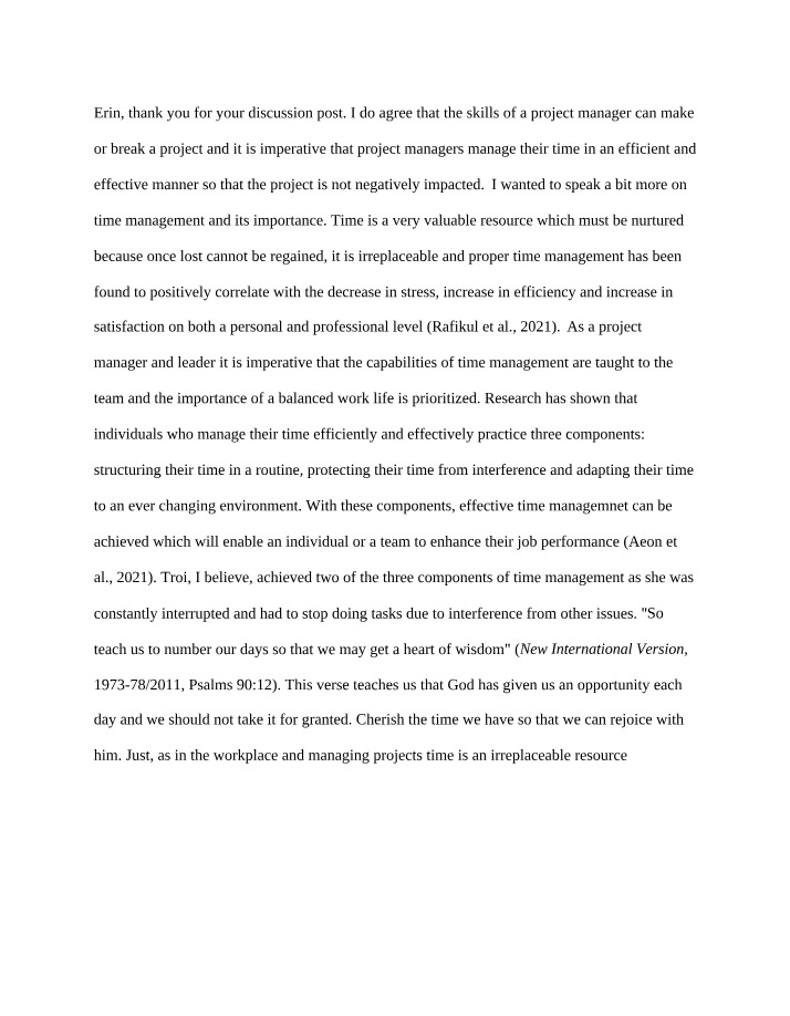 Week 8 Discussion Reply 1