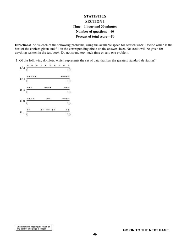 Statistics - Standard Deviation and Interquartile Range