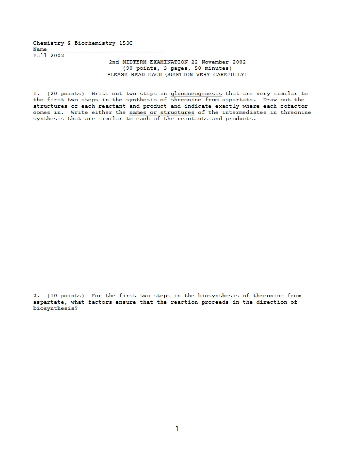 Fall 2002 Midterm II