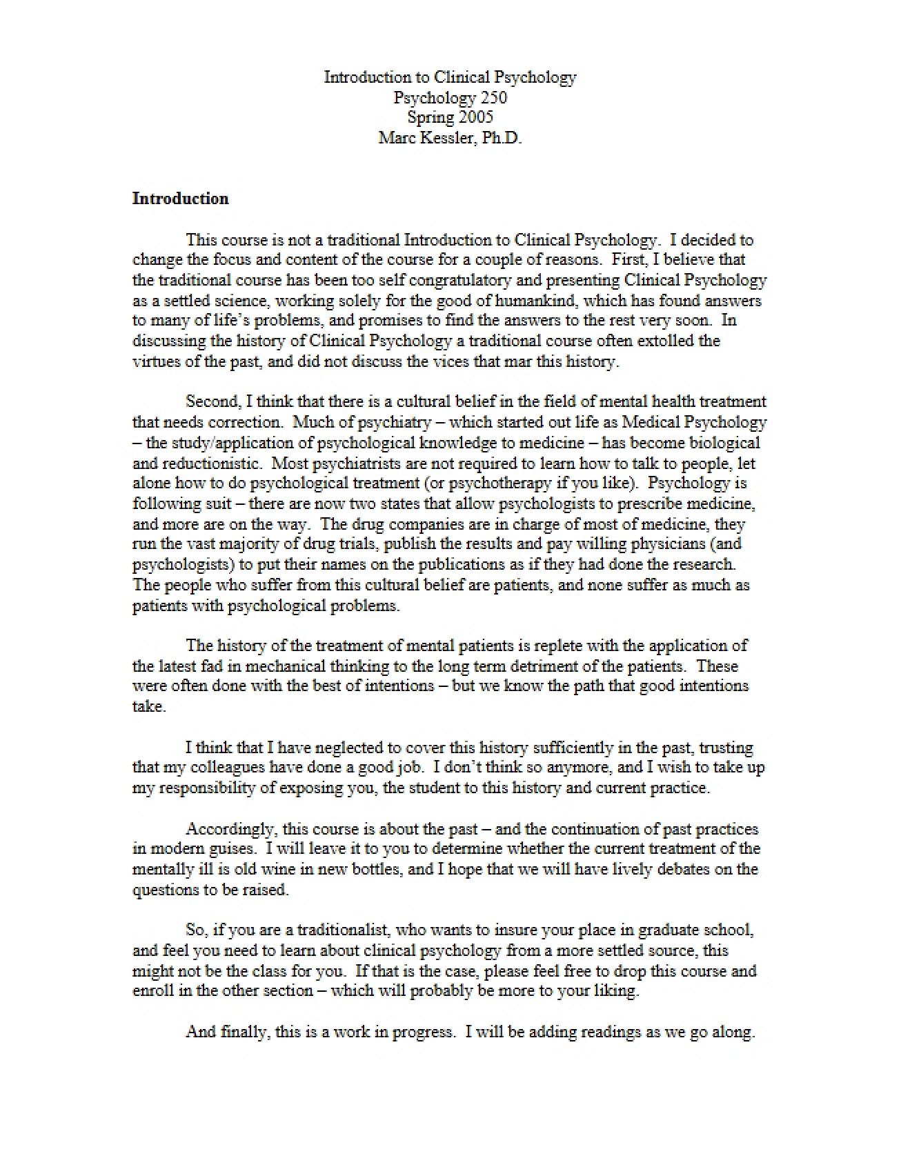 PSYC 240 Syllabus