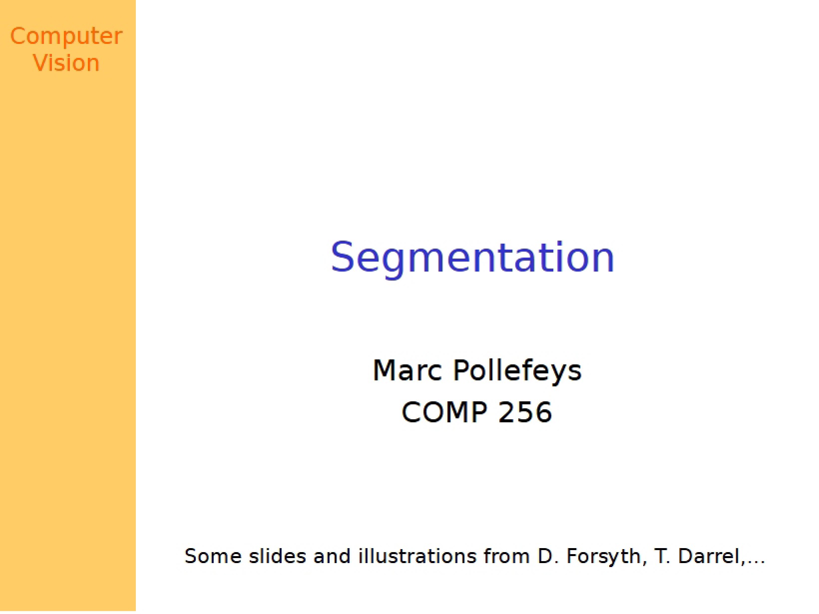Vision Segmentation