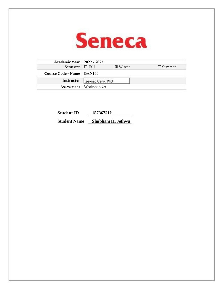 Workshop 4A - SAS Code and Results Guide