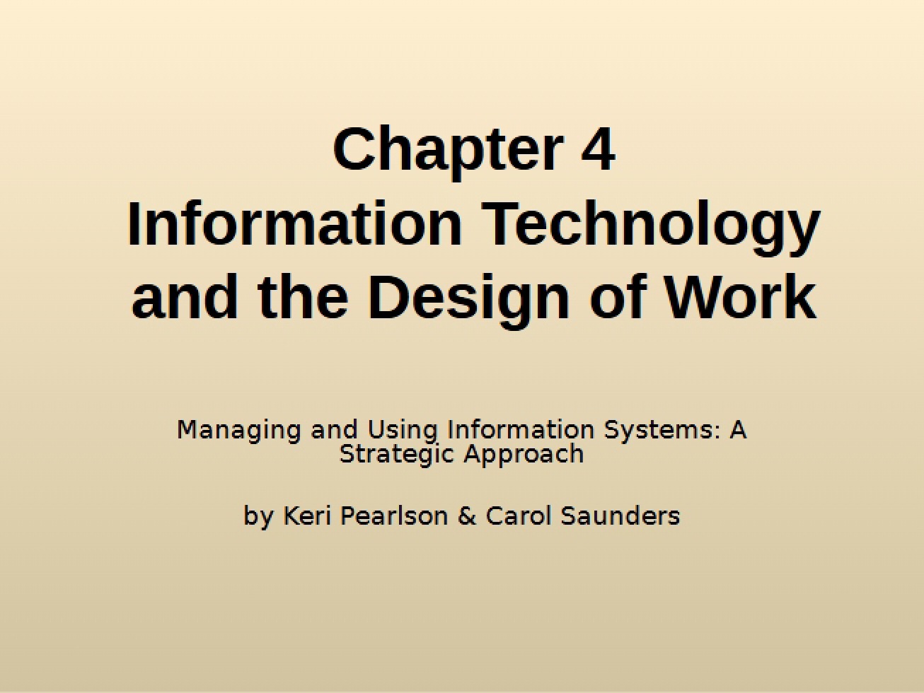 Technology of Information