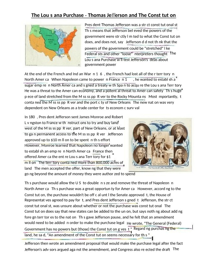 Thomas Jefferson and the Louisiana Purchase