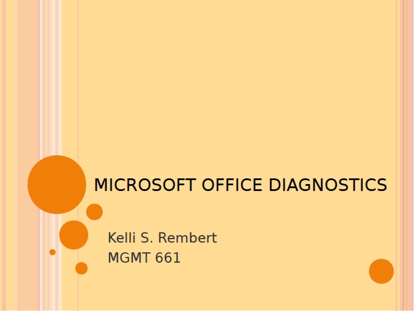Diagnostics for Microsoft Office