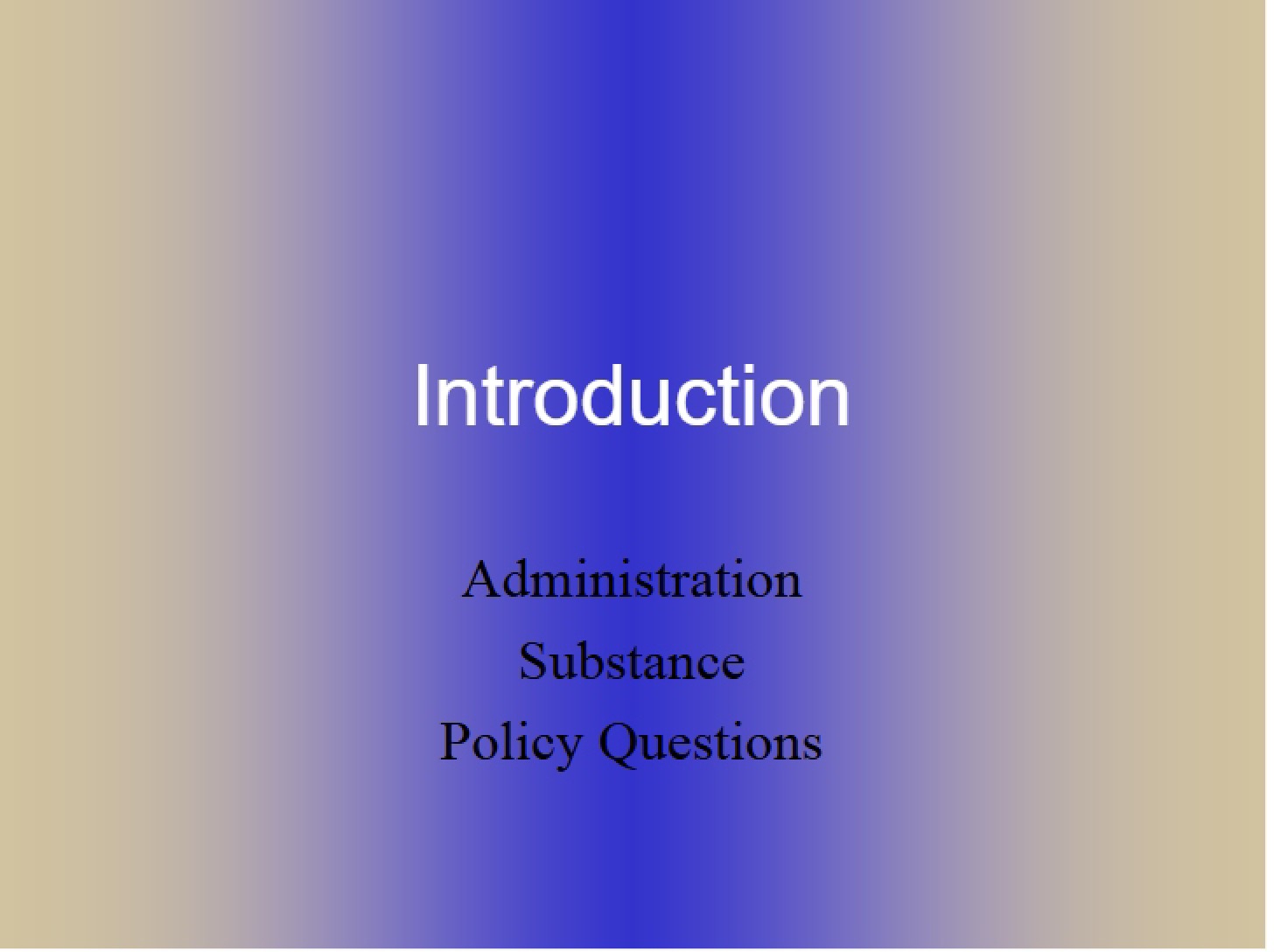 Course Lecture Materials