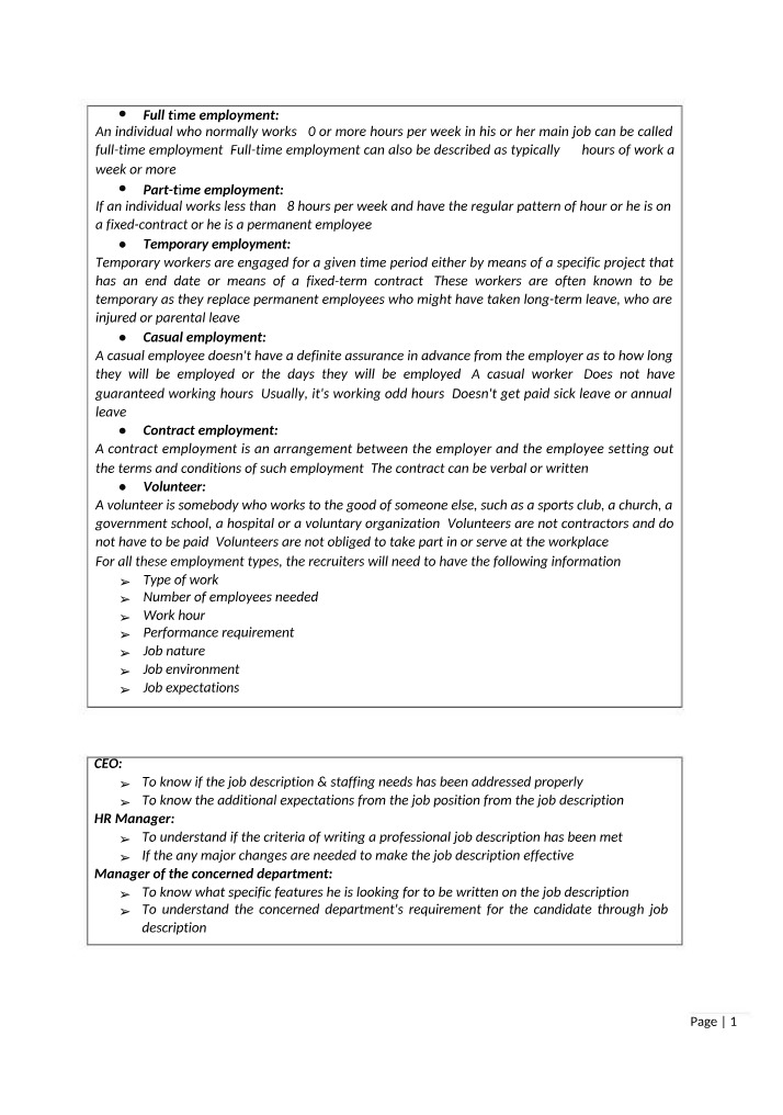 Guide to the Recruitment and Selection Process