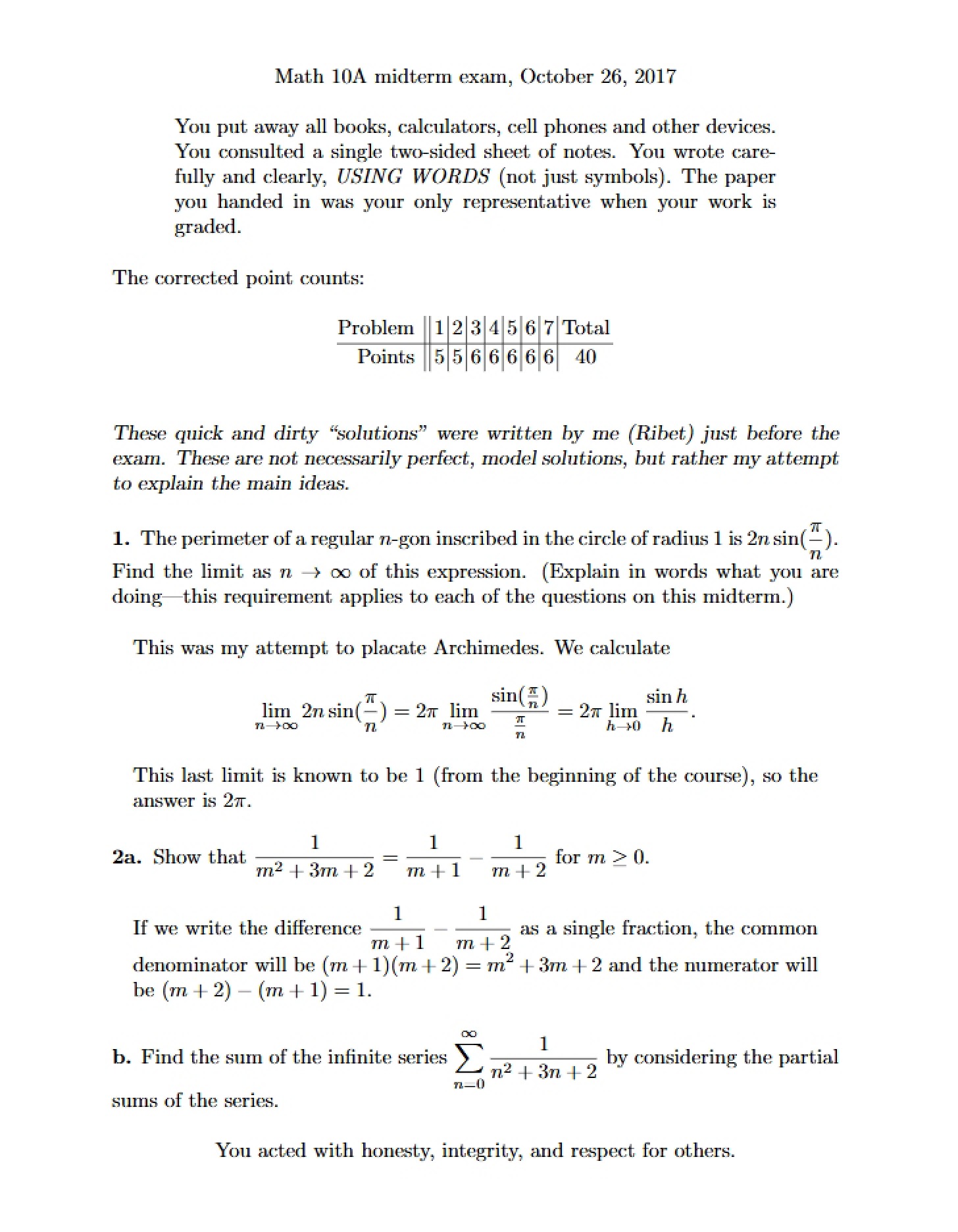 Midterm Assessment