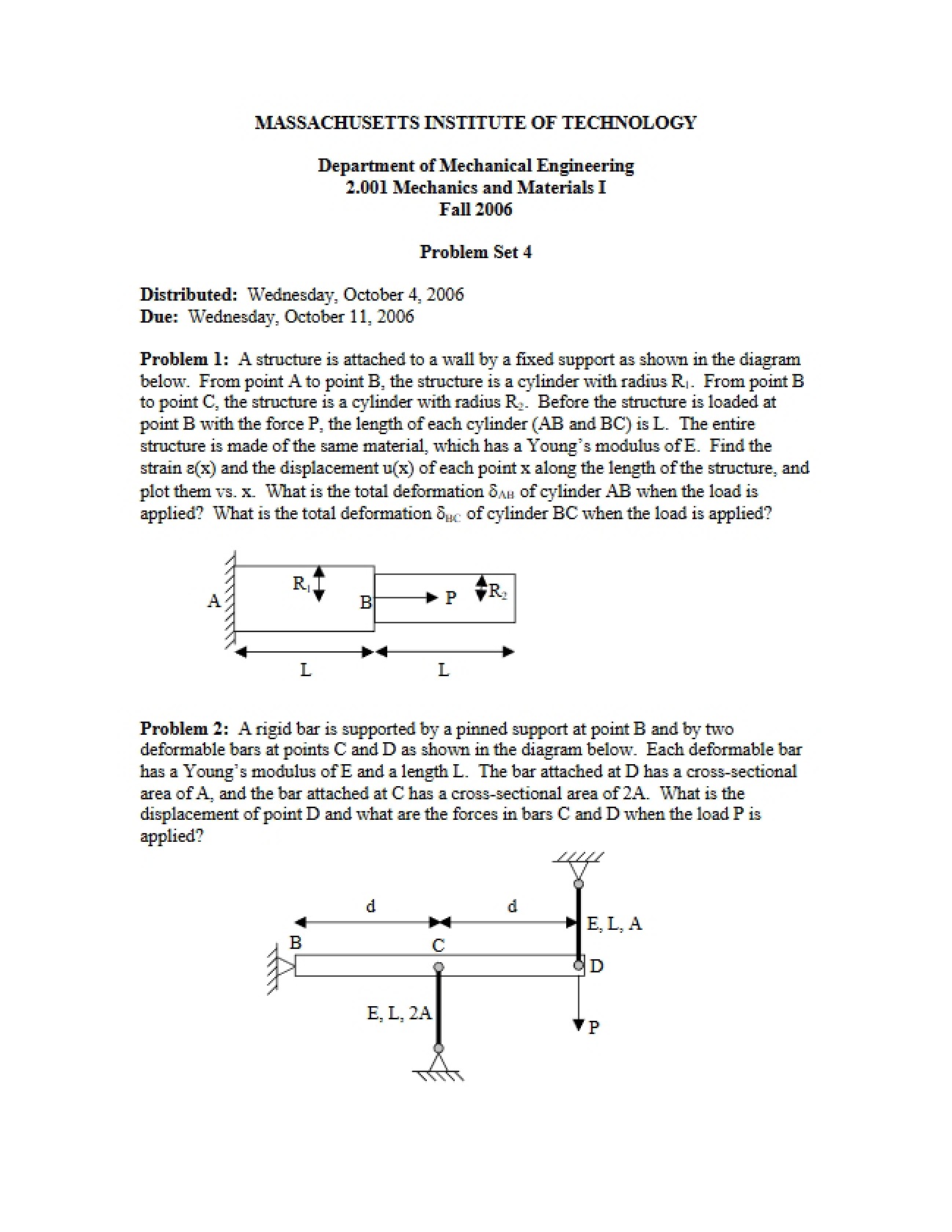 Set of Problems 4