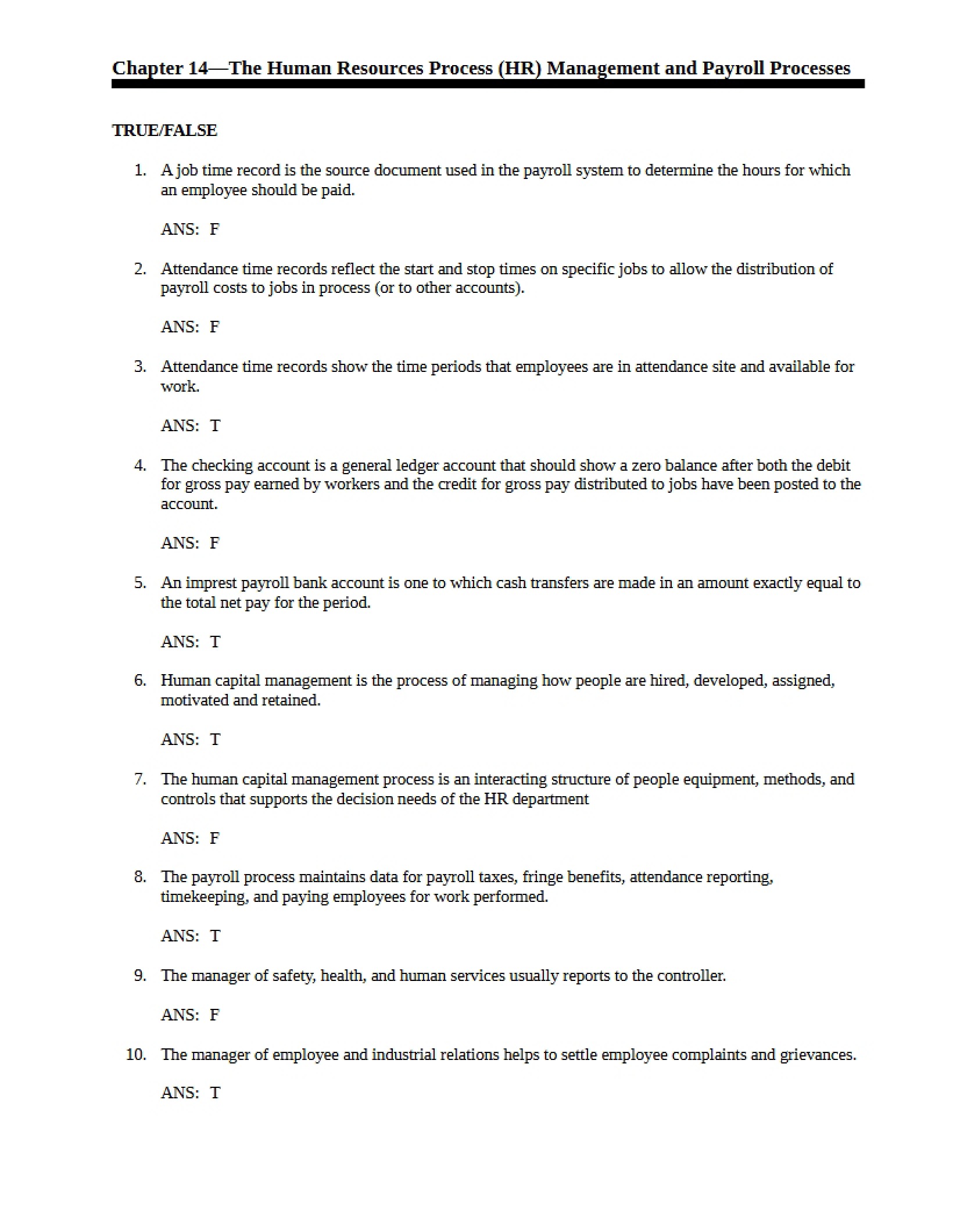 Accounting Systems - Chapter 14