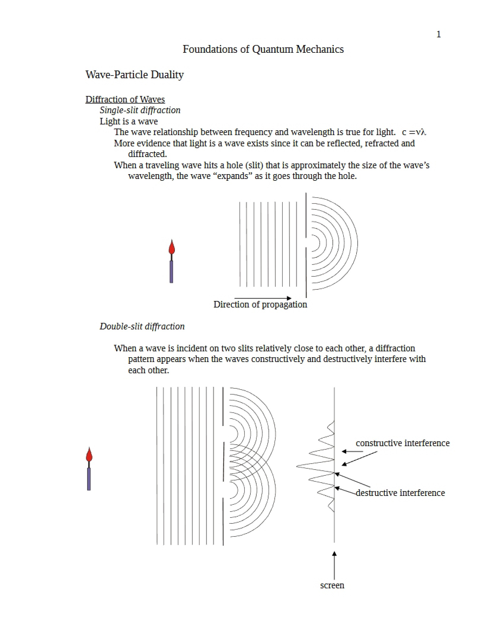 Quantum Mechanics Foundations