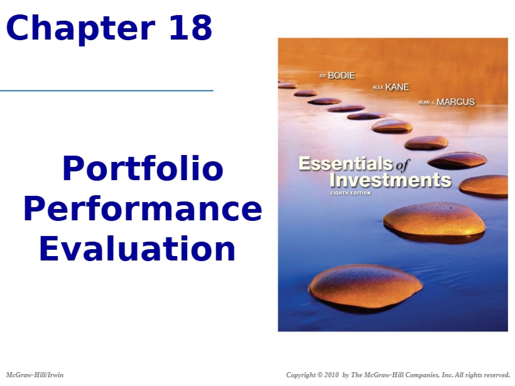 Evaluating Portfolio Performance