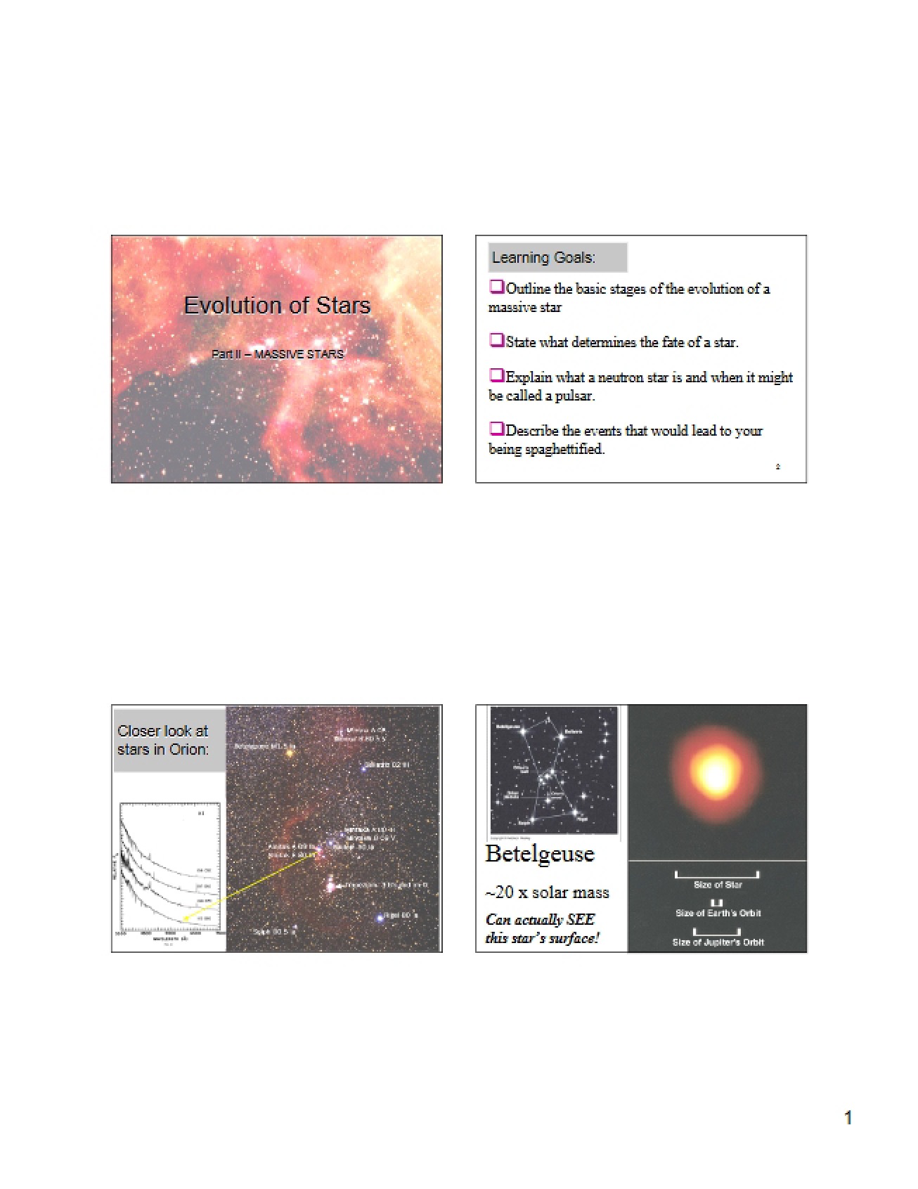 Stellar Evolution