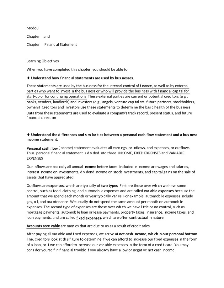 Financial Statements - Importance for Businesses