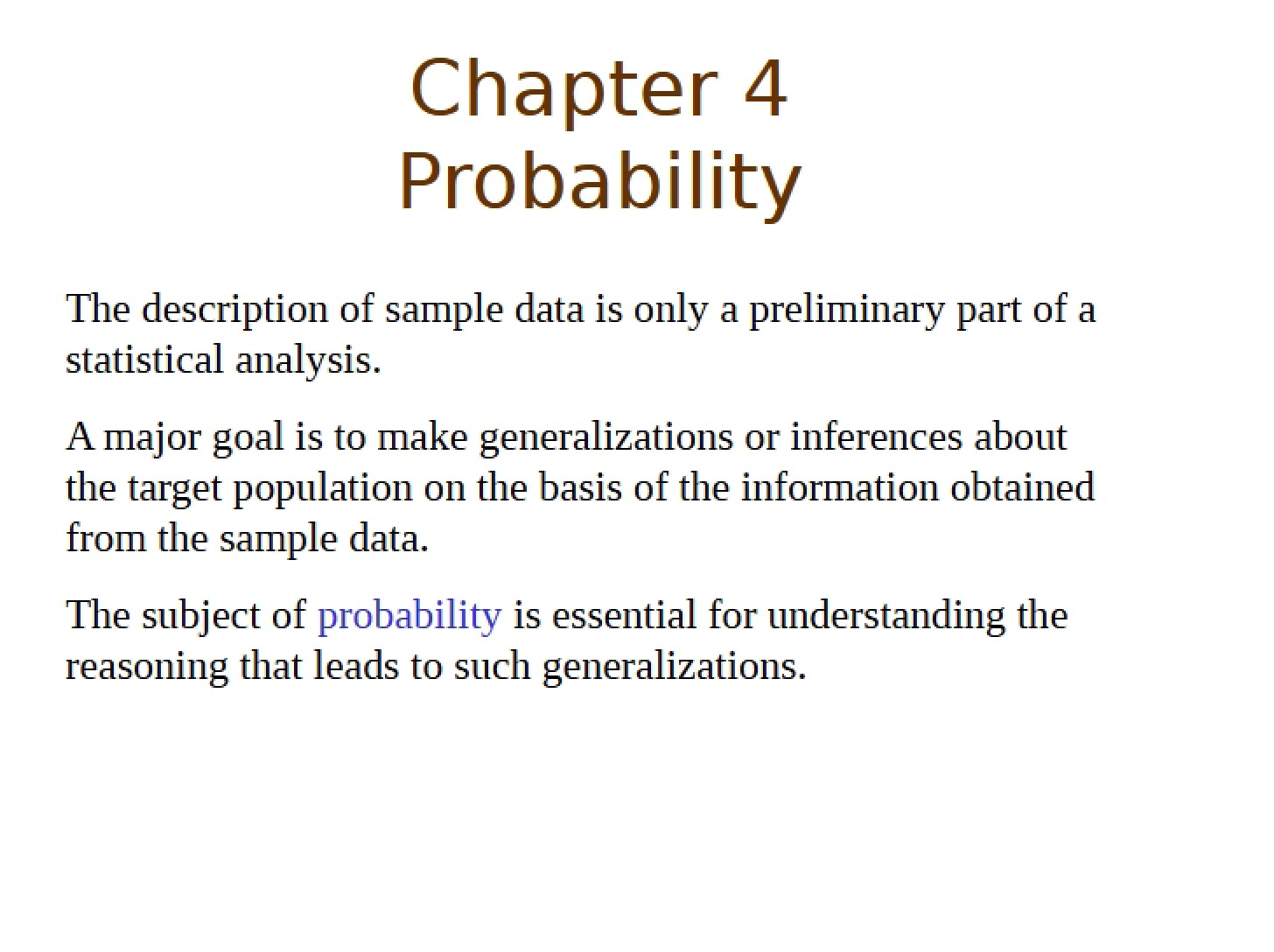 Theory of Probability