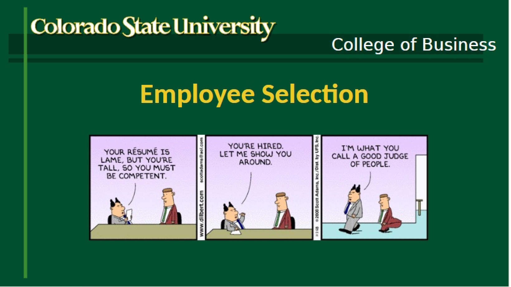 Employee Selection Process
