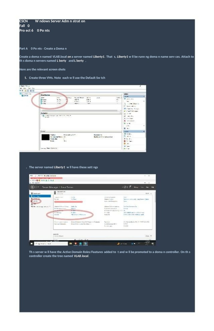 Windows Server 2022 - Creating a Domain Guide