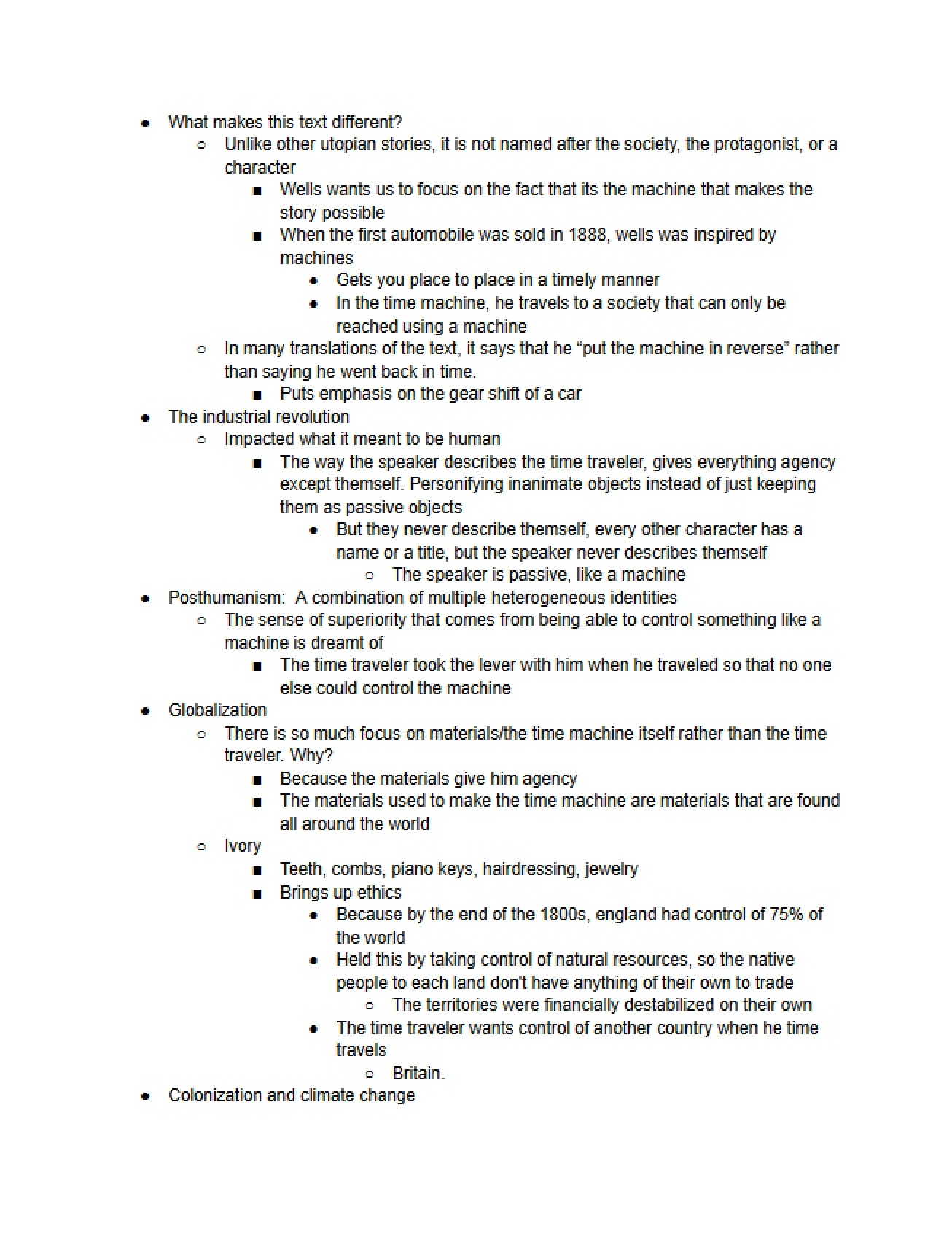 Inequality Notes