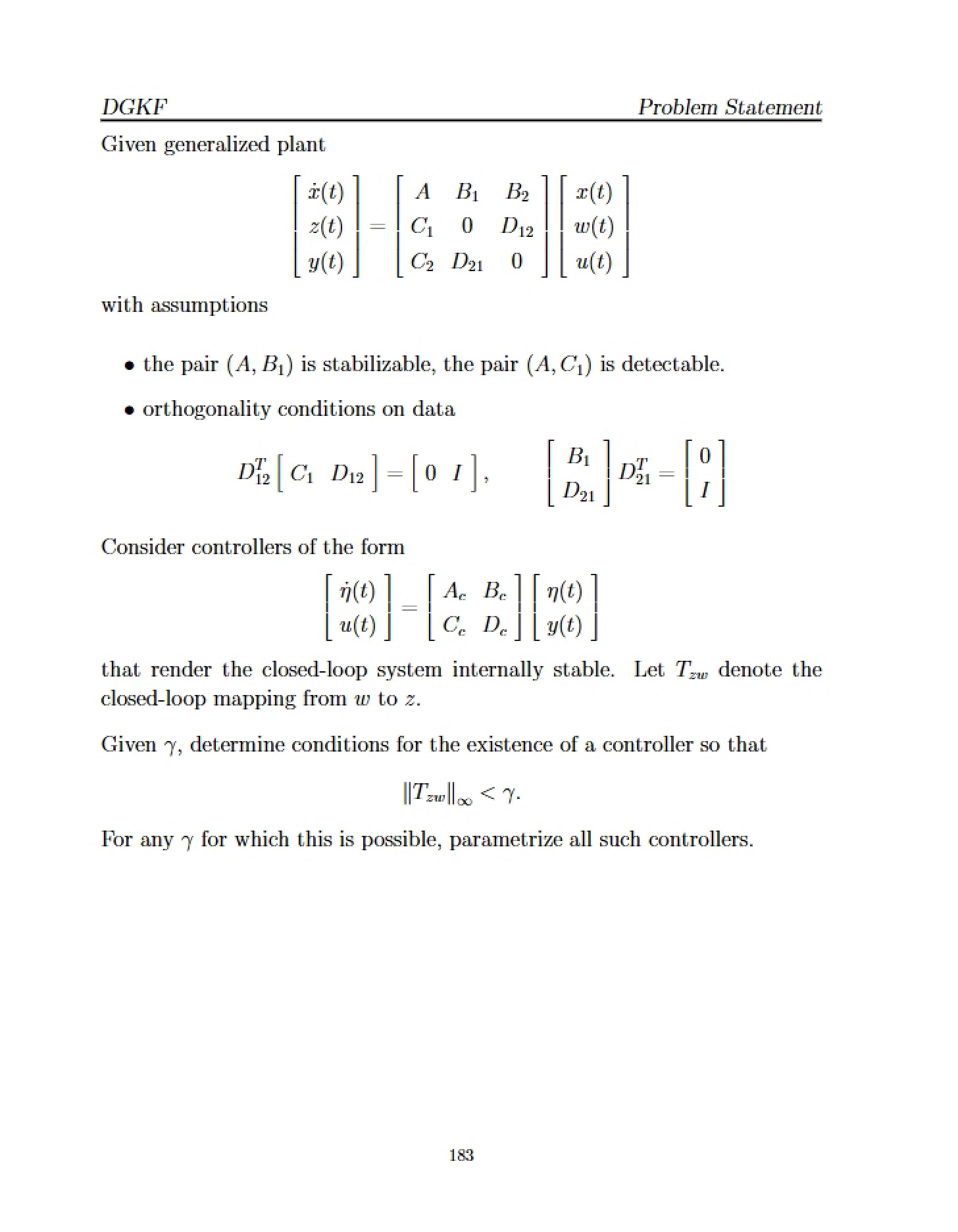 Statement of Problem