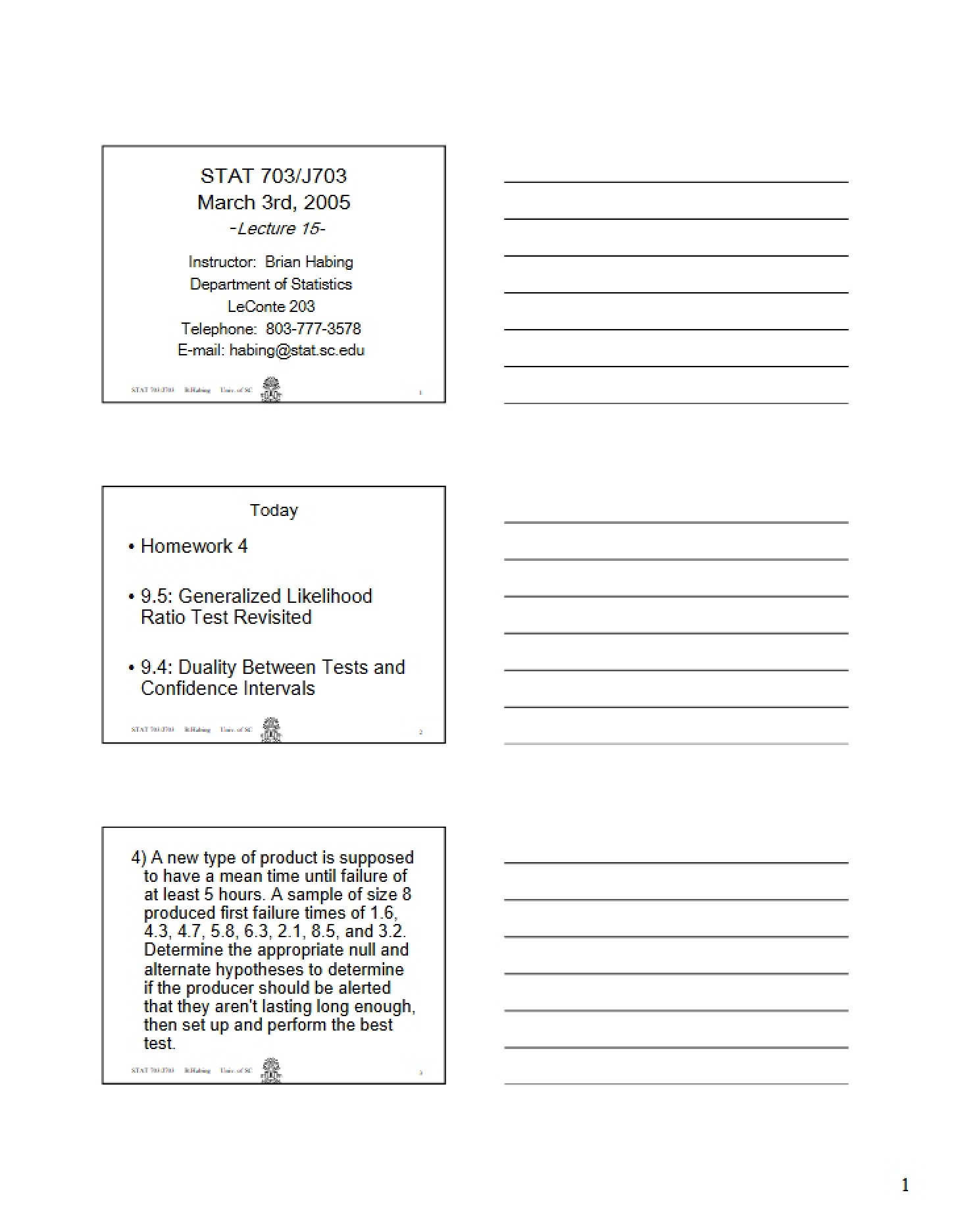 Lecture 15 Notes (STAT 703)