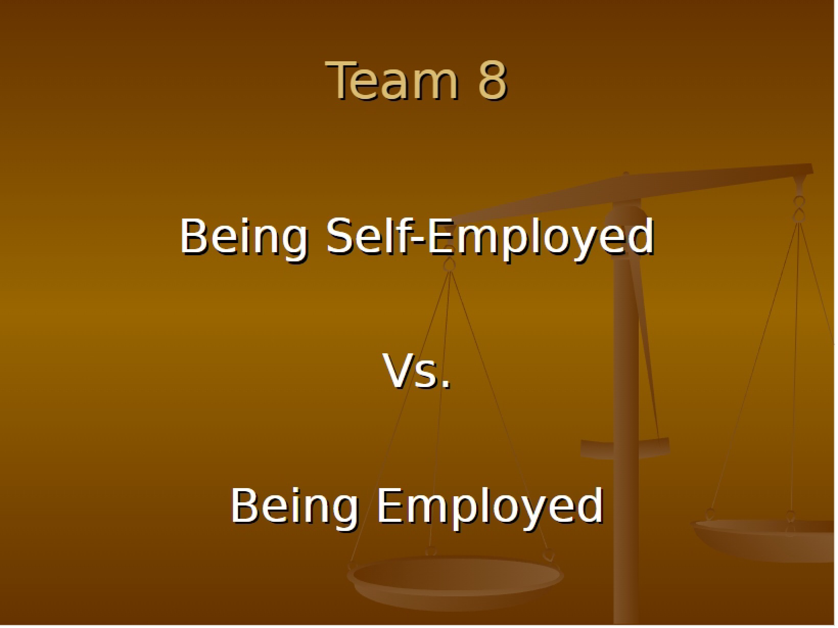 Employed vs Self-Employed