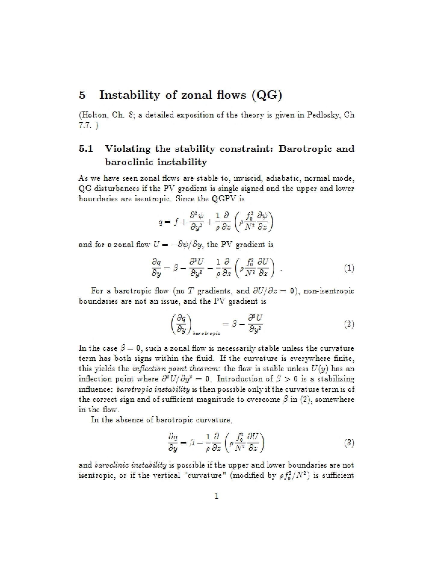 Zonal Flow Instability