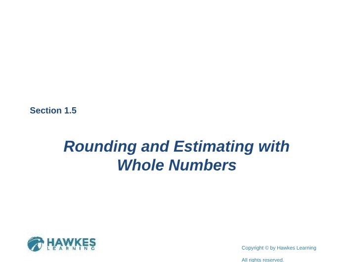MAT080 Pre-Statistics - Section 1.5