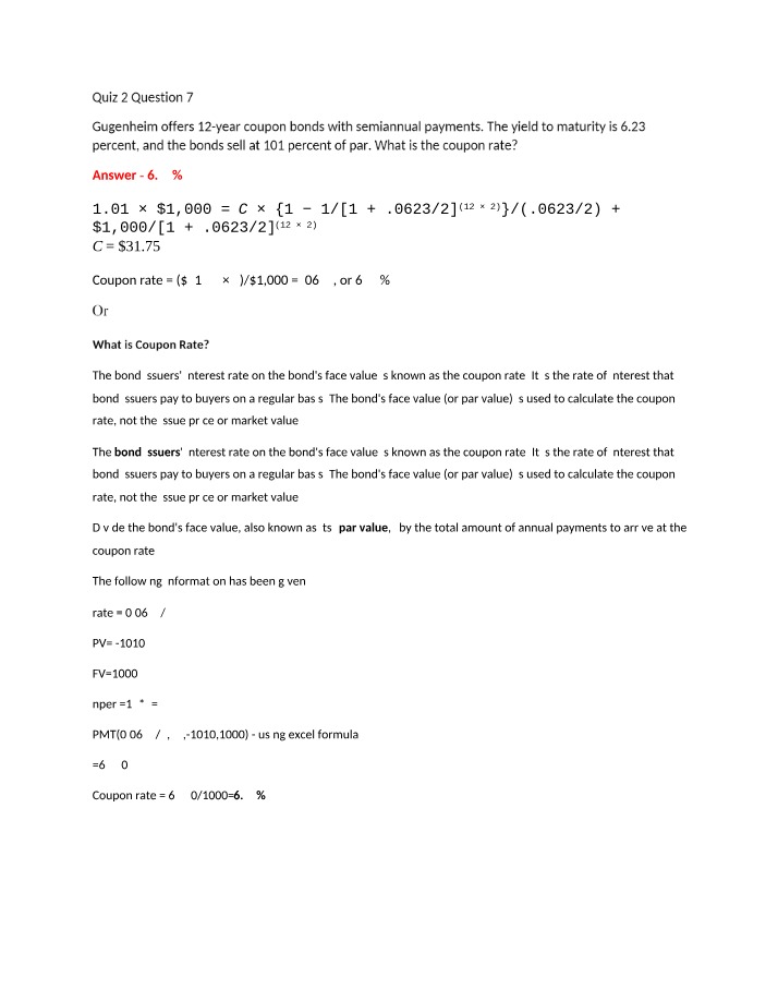 Question 7 from Quiz 2
