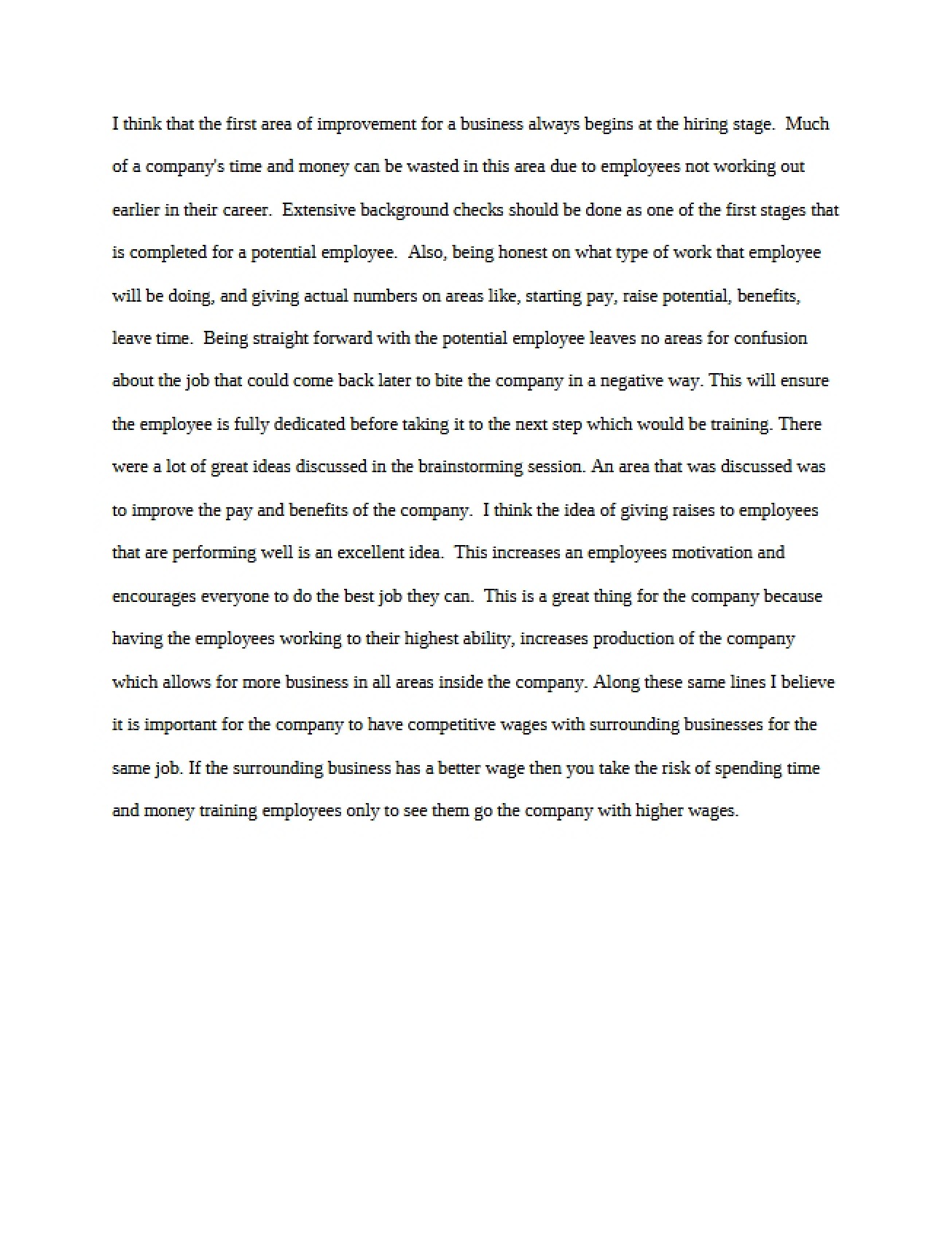 Essay on the Foundations of Business