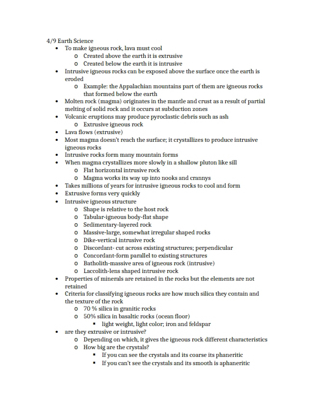 Earth Science Set Eighteen