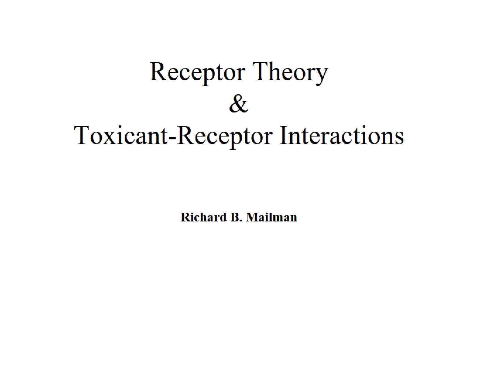Interactions Between Toxicants and Receptors