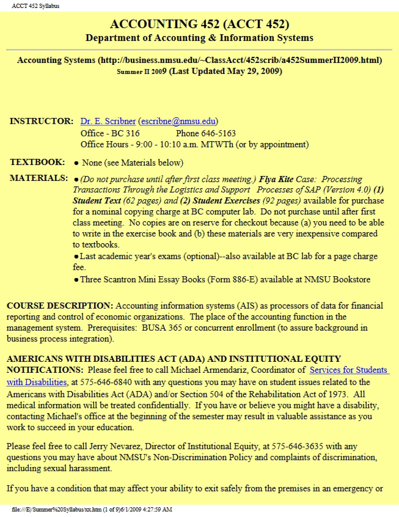 Introduction to Accounting Systems