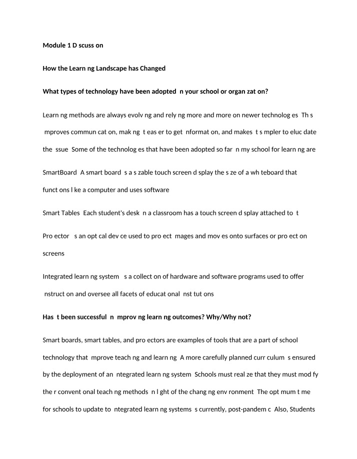 Impact of Technology on Enhancing Learning in Education