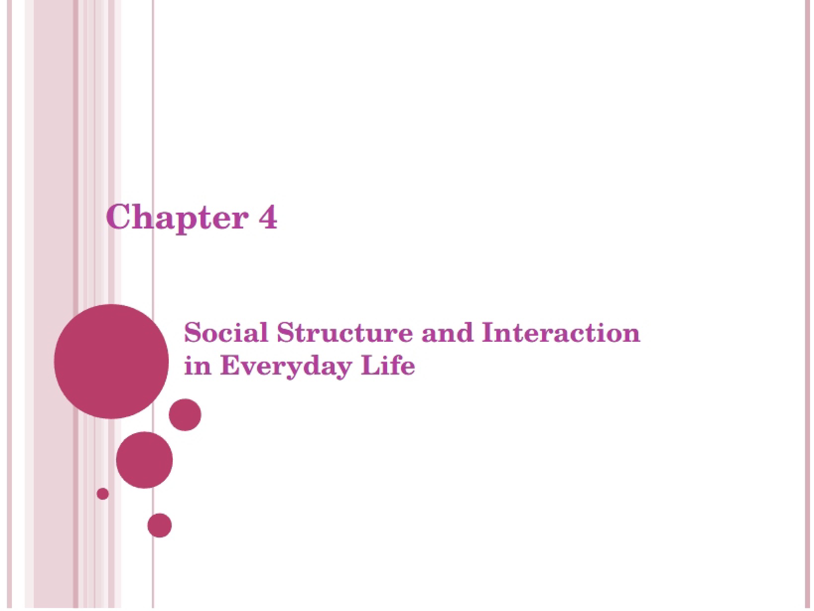 Socialization Concepts