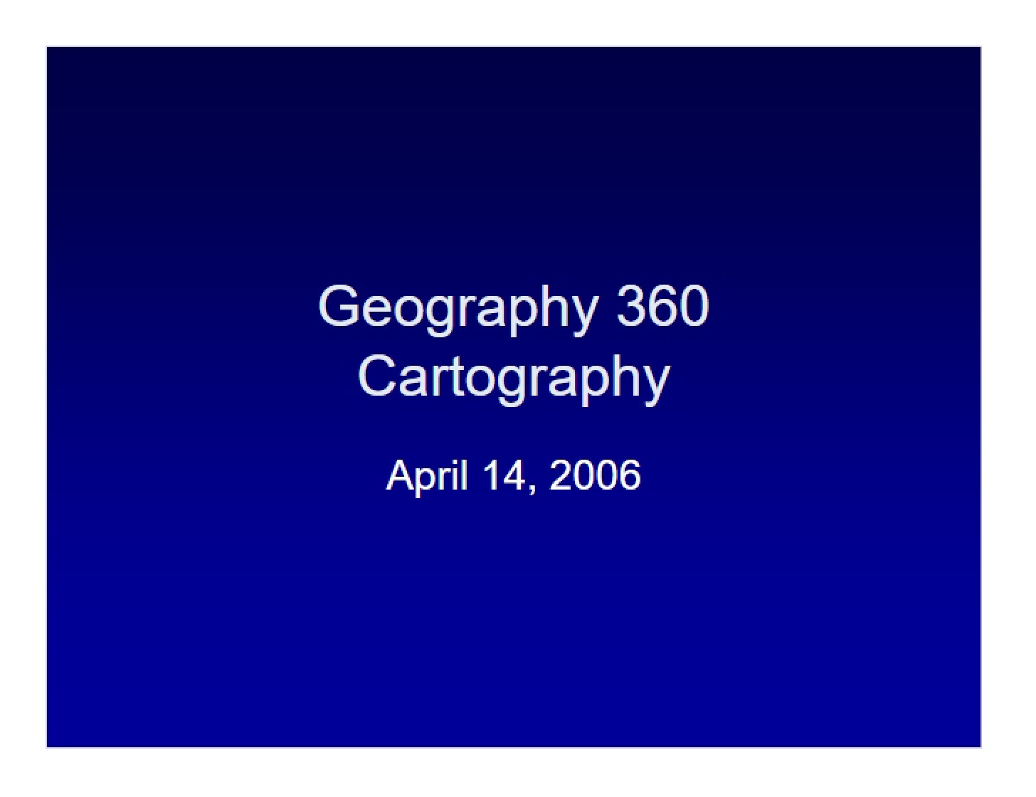 Choropleth Mapping Techniques