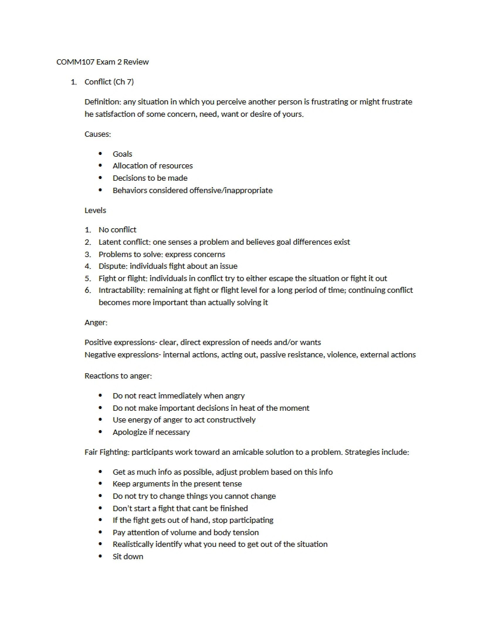 COMM 107 Exam 02