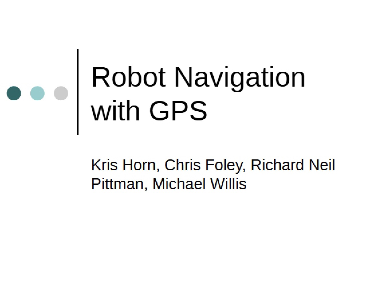 In-depth Look at the GPS Proposal