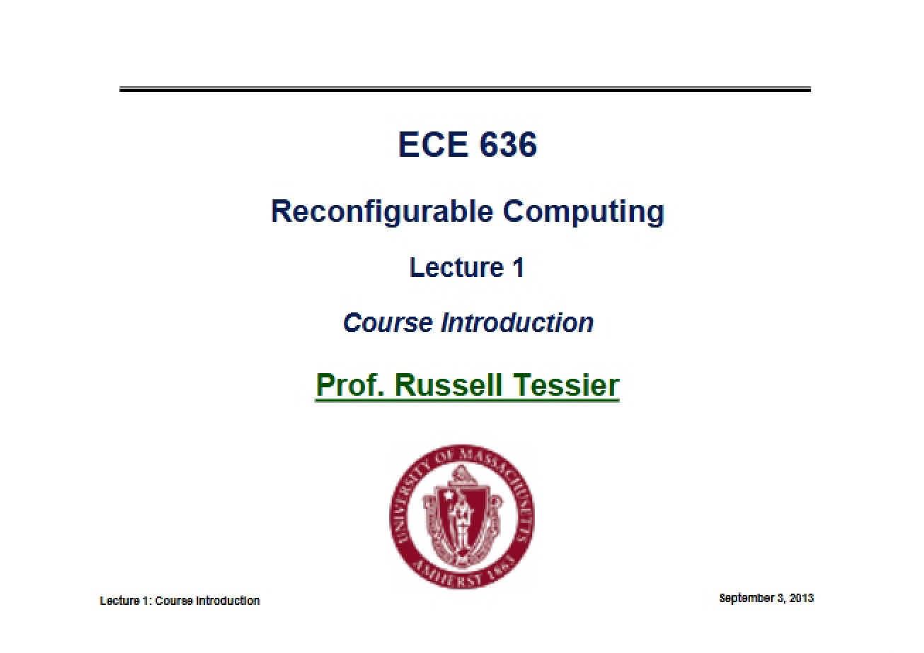 Reconfigurable Computing 4