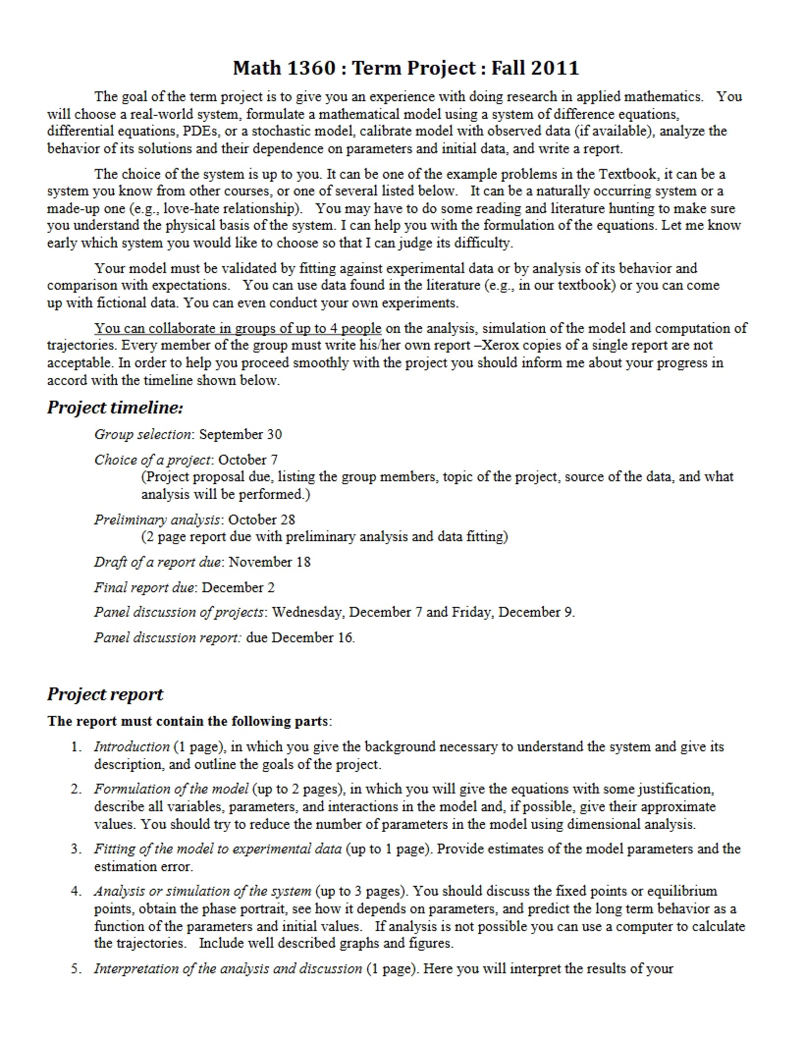 Modeling Applied Math Notes