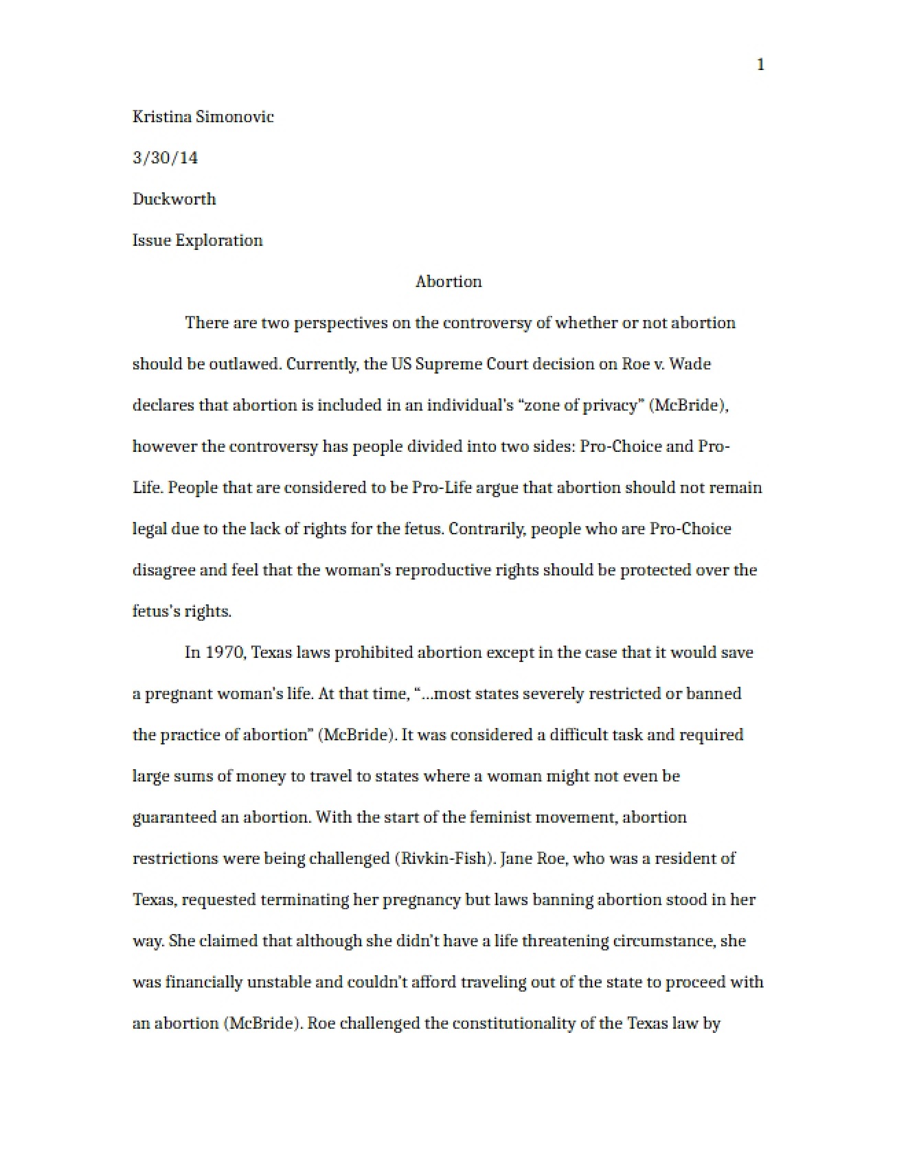 Issue Exploration Final Draft