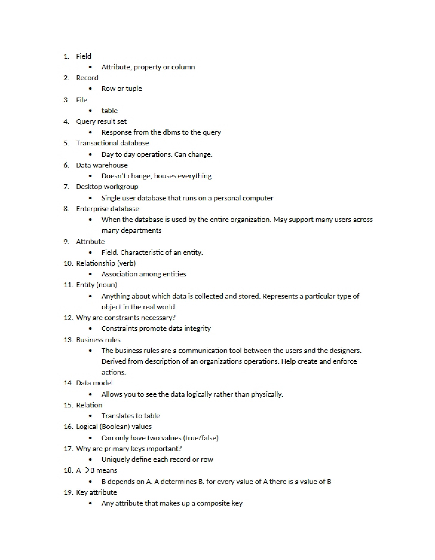 Study Reference for Students