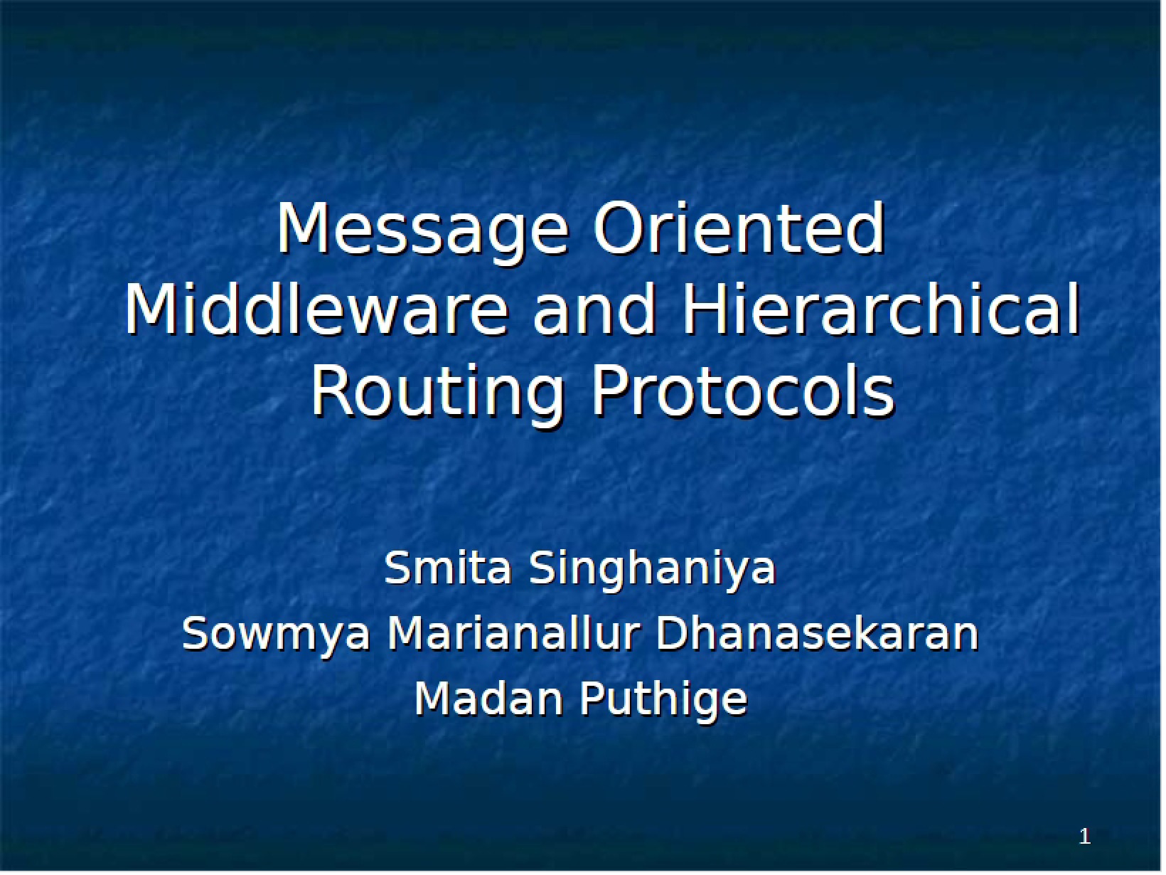 Lecture Notes on Mobile Computing