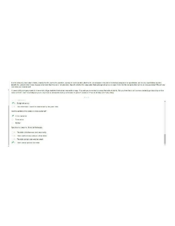 Wk 1 Ch 1 Q7 - Survey Conducted by Power Company