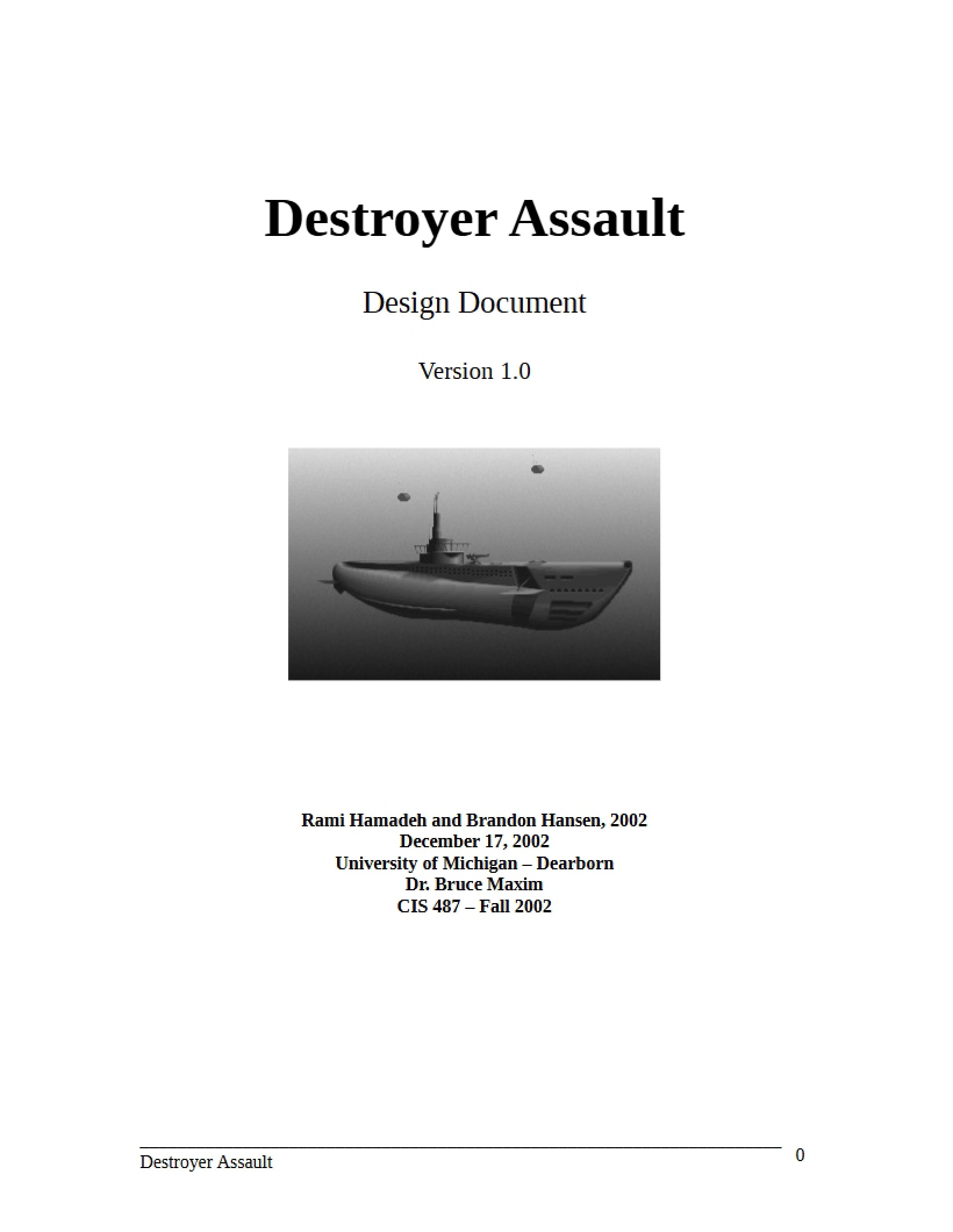 Assault of the Destroyer