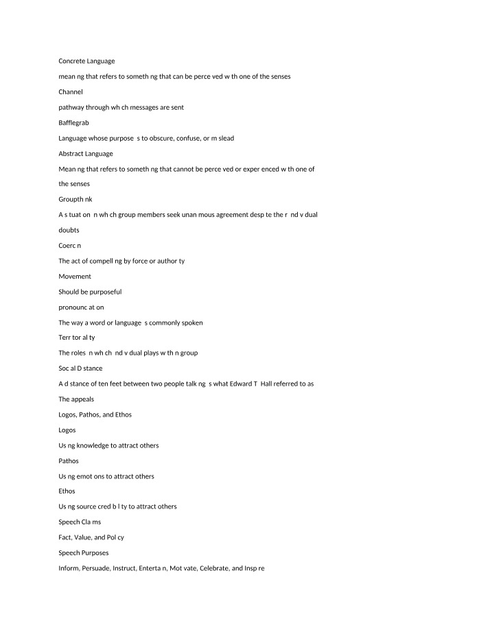 A Guide to Concrete and Abstract Language