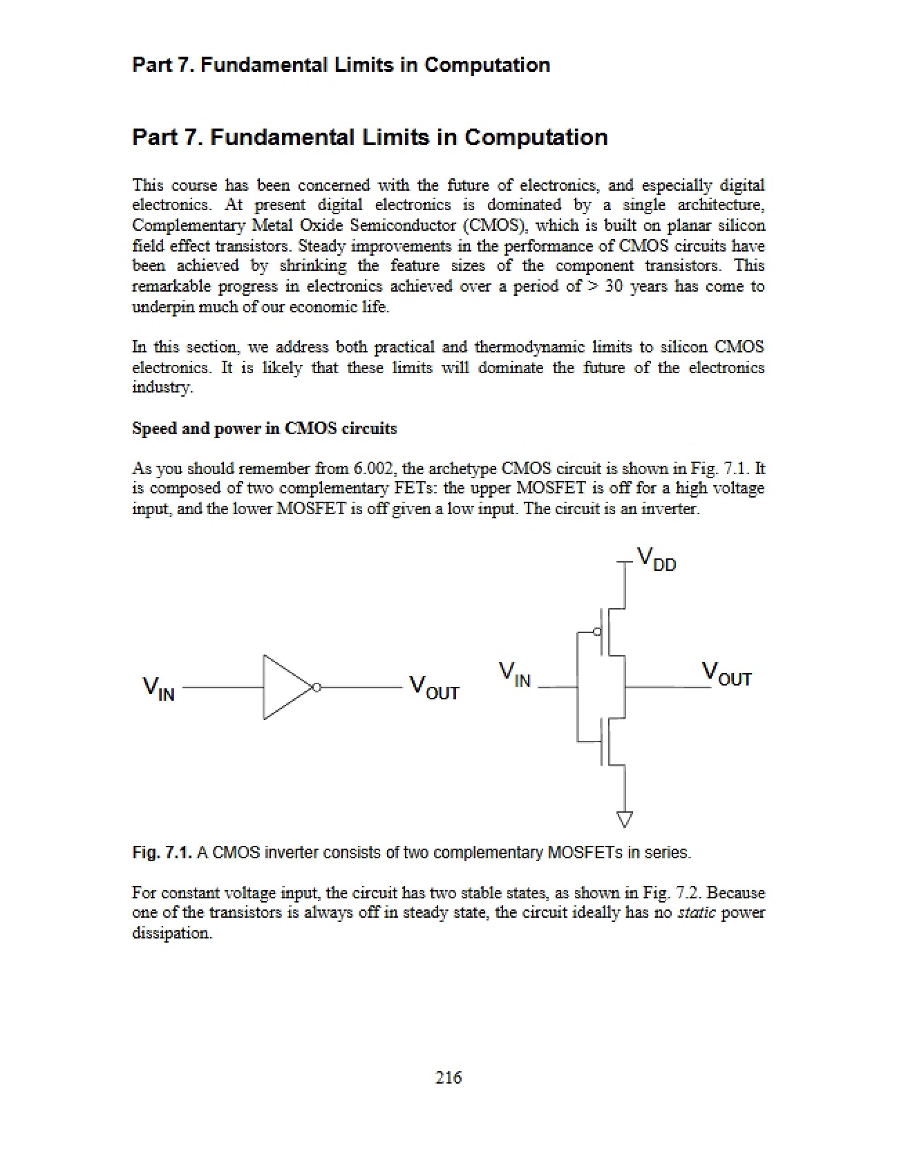 Fundamental Constraints in Computation