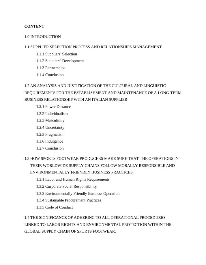 BUSINESS M ISM Case Study