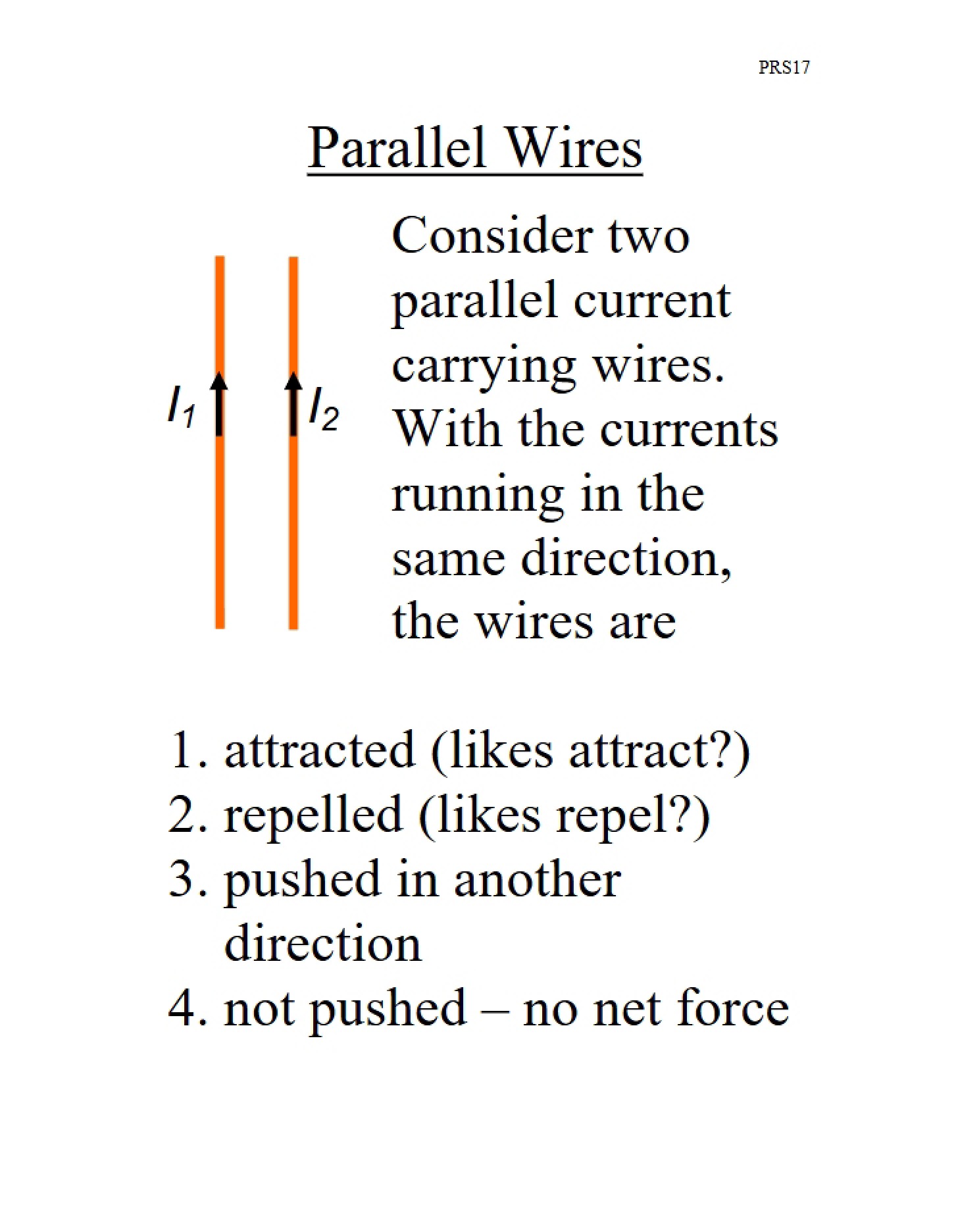 Wires in Parallel